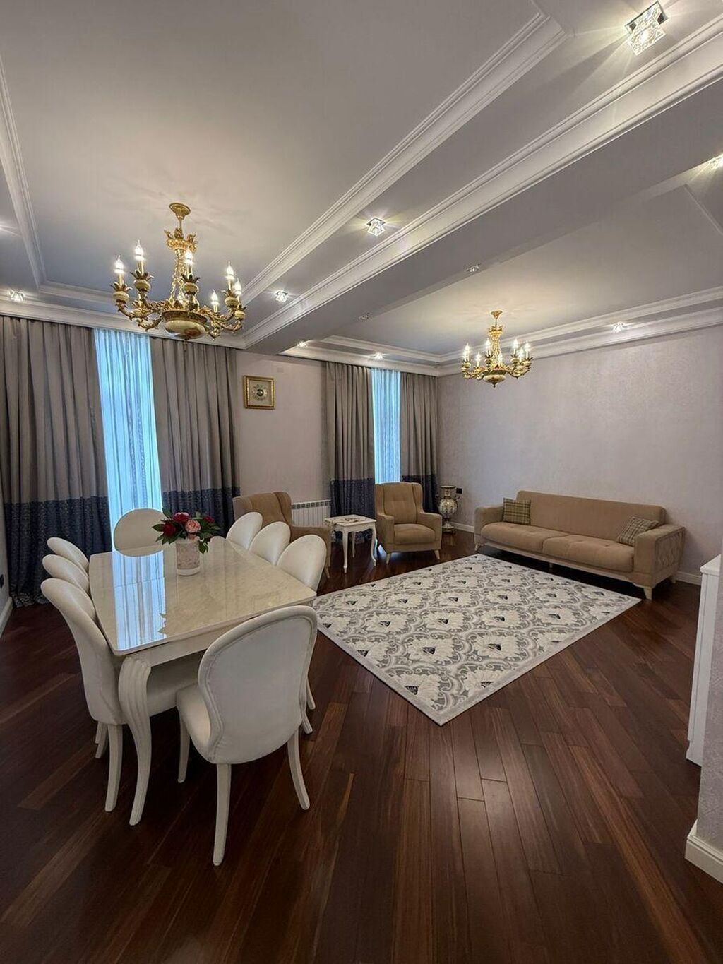Ağ şəhərdə 3 otaqlı yeni tikili mənzil satılır, 128 m², 570 000 AZN, şəkil 2 / 12