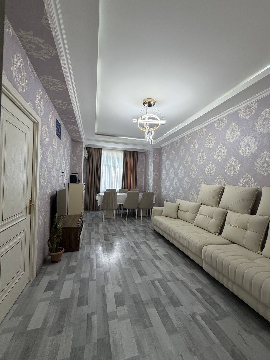2 otaqlı, 56 kv. m, Yeni təmirli