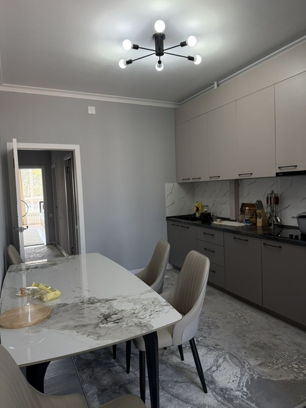 2 комнаты, 70 м², Кок-Жар ж/м Элитка, 3 этаж, Евроремонт: фото 6