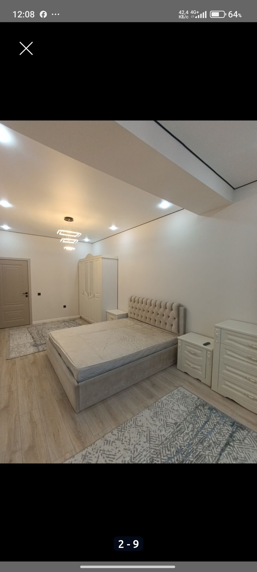 2 комнаты, 64 м², Золотой квадрат Элитка, 5 этаж, Свежий ремонт: фото 4