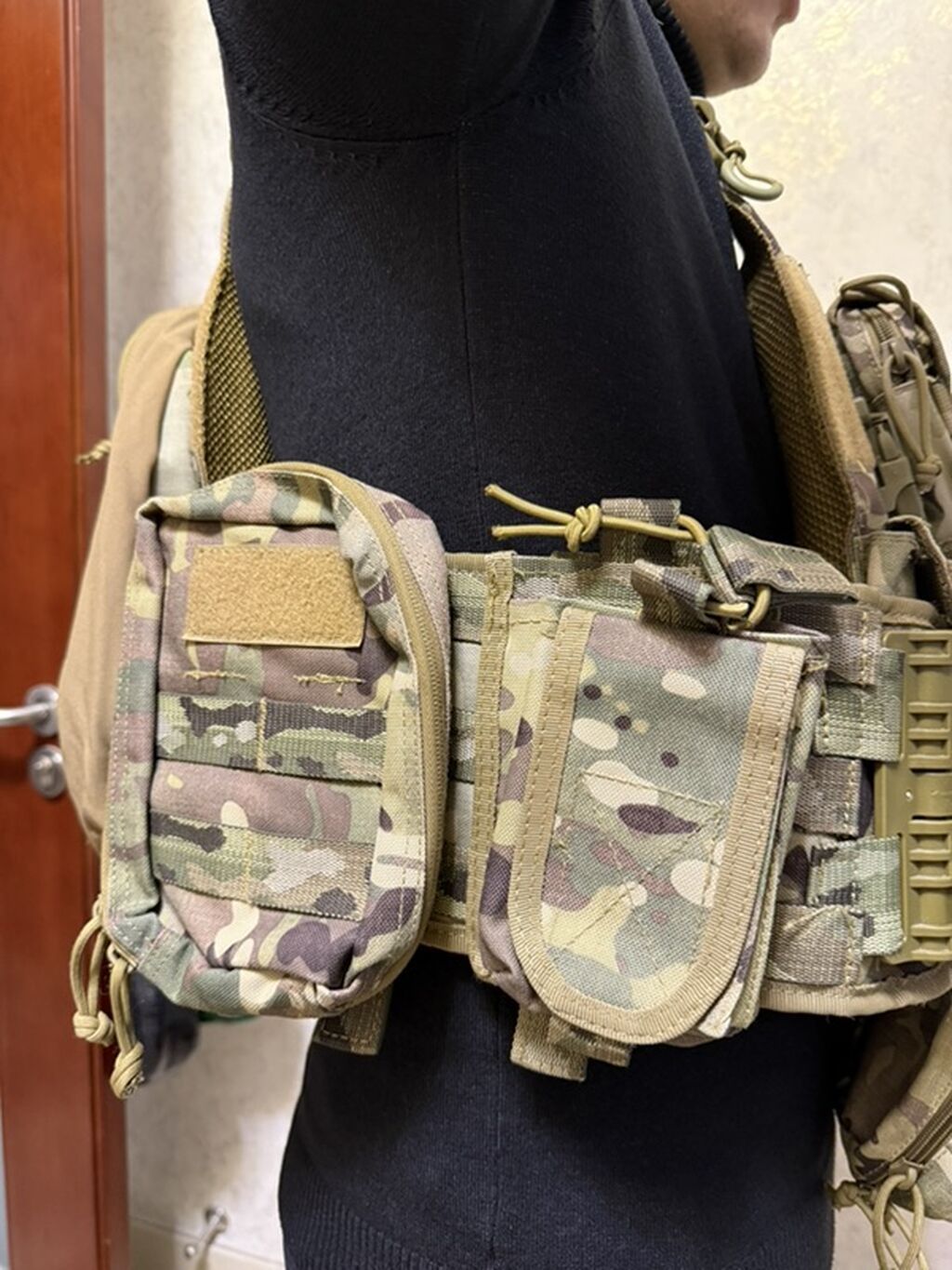 Тактический разгрузочный жилет (камуфляж Multicam) с модульной: фото 4