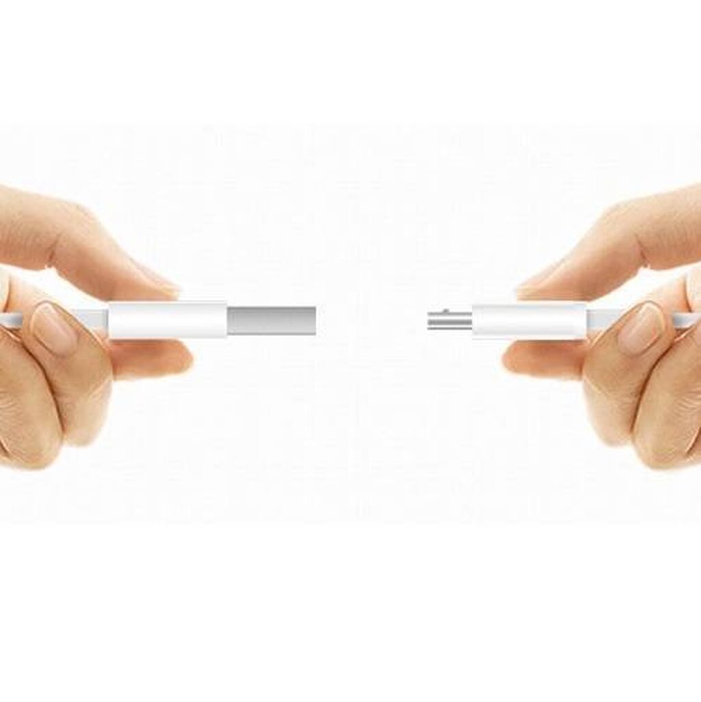 Кабель usb - micro usb xiaomi 16.5см, плоский, белый, новый — фото 3