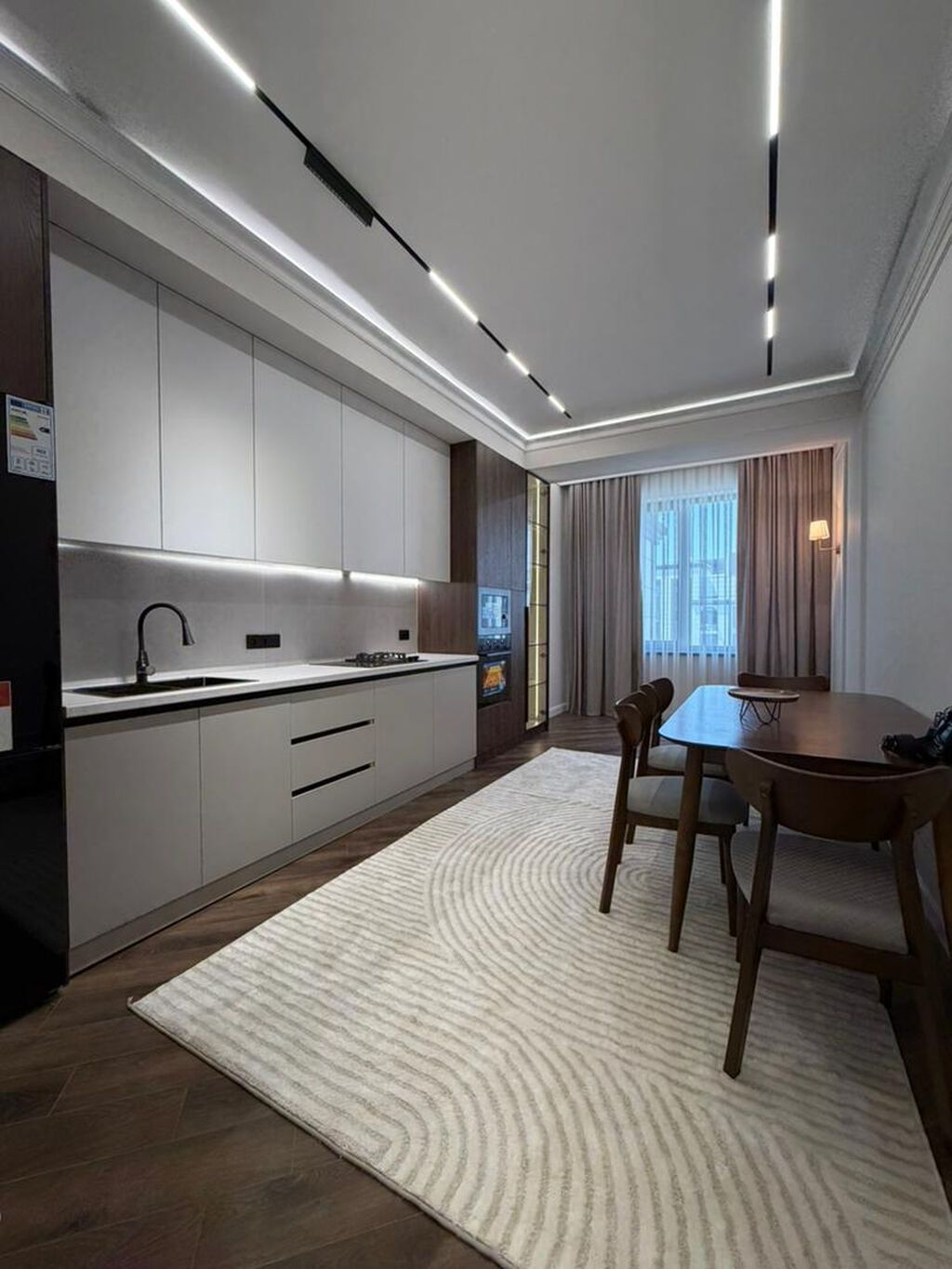 3 комнаты, 109 м², Асанбай мкр Элитка, 12 этаж, Дизайнерский ремонт: фото 3