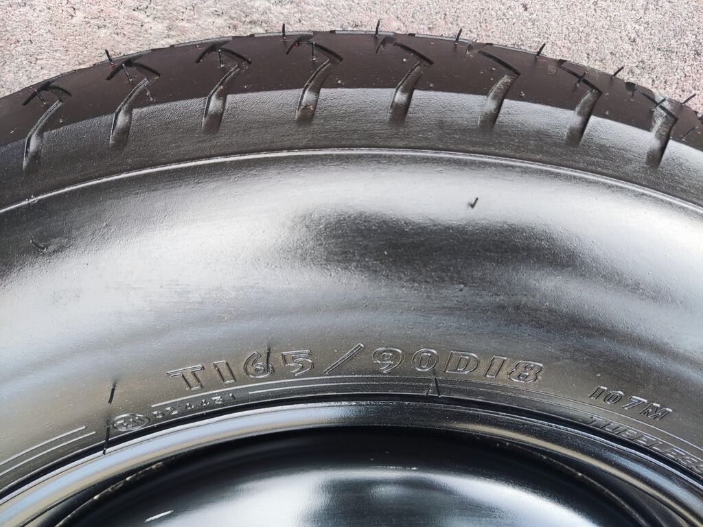 Колеса в сборе 165 / 80 / R 17, Лето, Б/у, Запаска, Легковые, Железные, отверстий - 5: фото 6