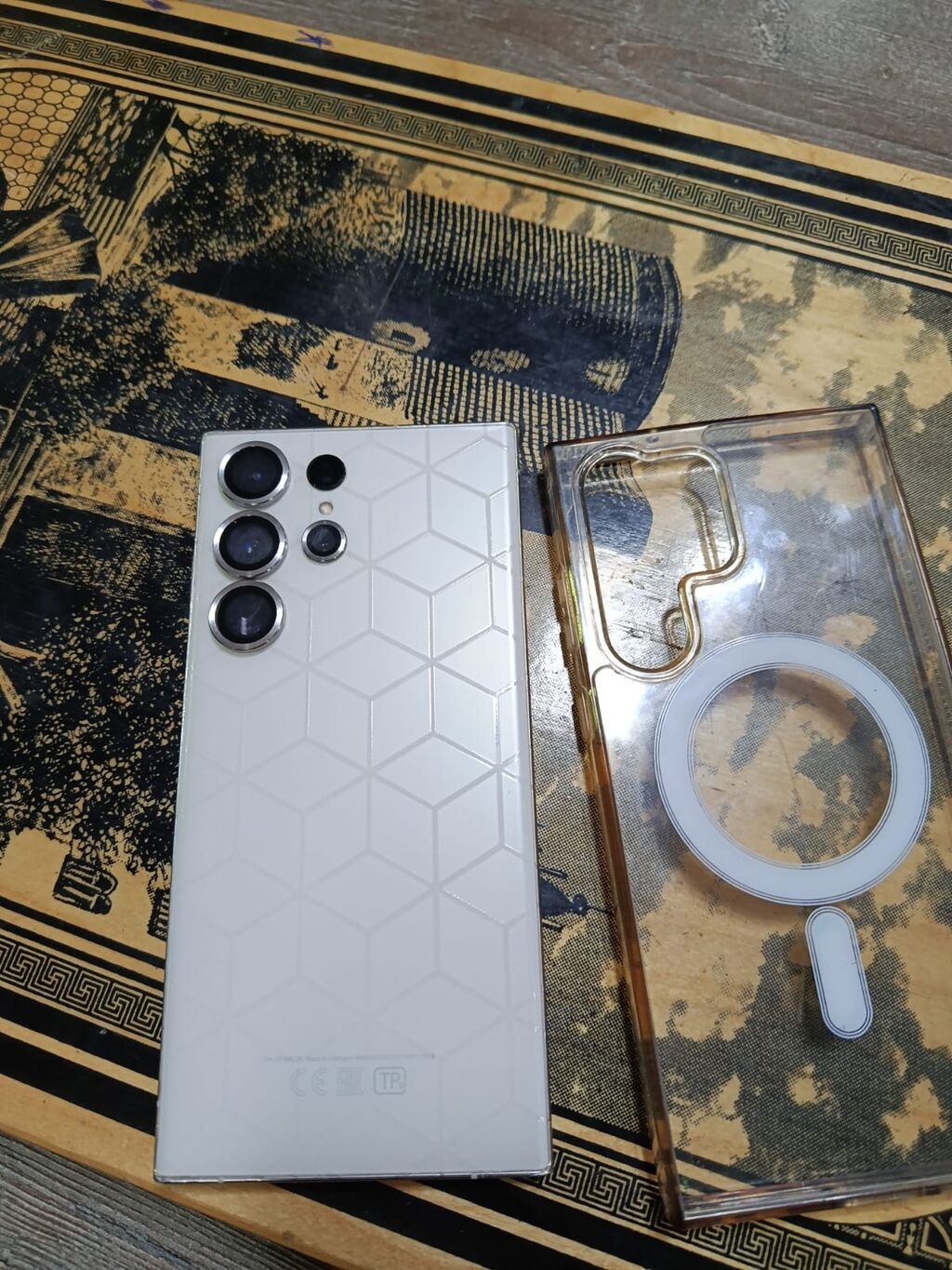 Samsung Galaxy S23 Ultra, rəng - Ağ, Simsiz şarj