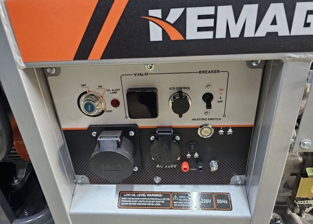 Дизельный генератор KEMAGE KM-7000 - Тип: дизельный, однофазный -: фото 2