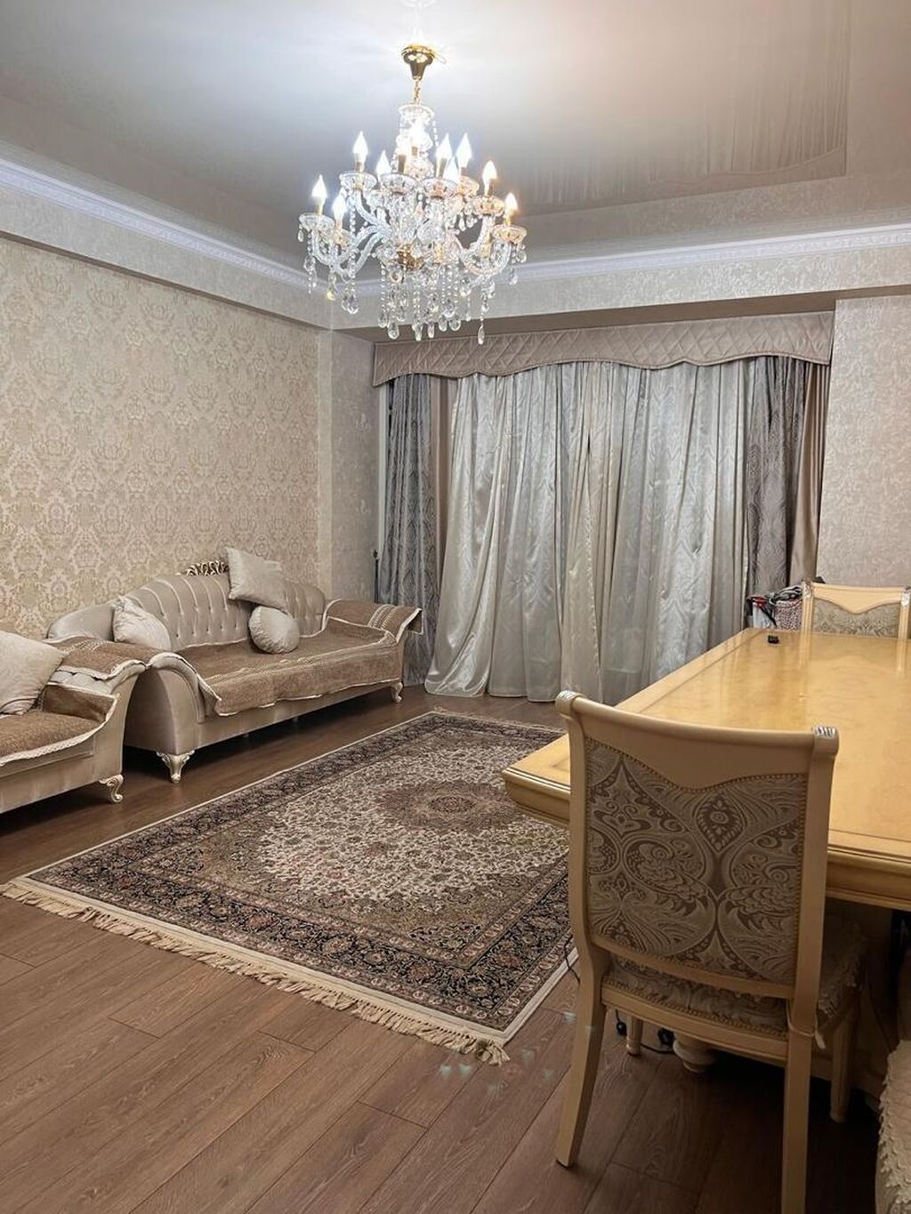 2 комнаты, 7 мкр Собственник, Семейным, от 1 года, С мебелью полностью: фото 3