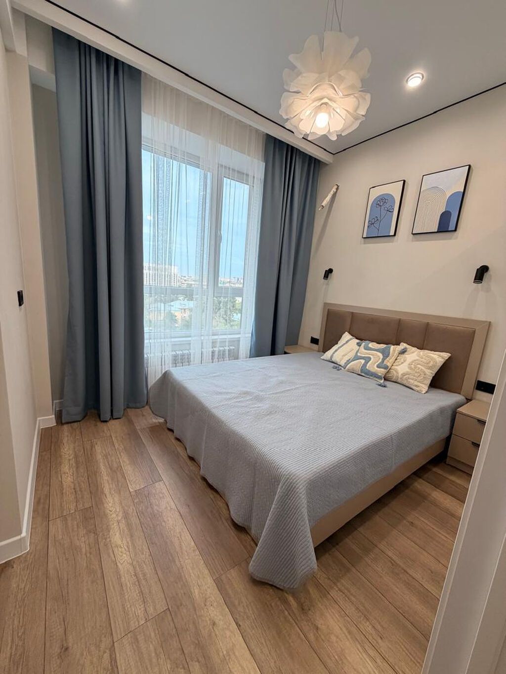 1 комната, 42 м², Пишпек Элитка, 7 этаж, Евроремонт: фото 3