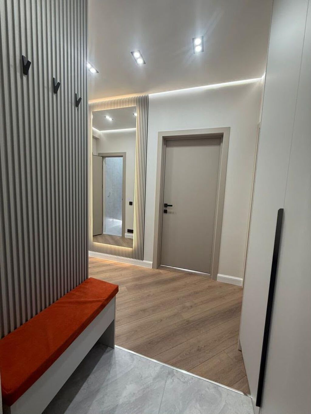 2 комнаты, 56 м², Асанбай мкр Элитка, 5 этаж, Дизайнерский ремонт: фото 2