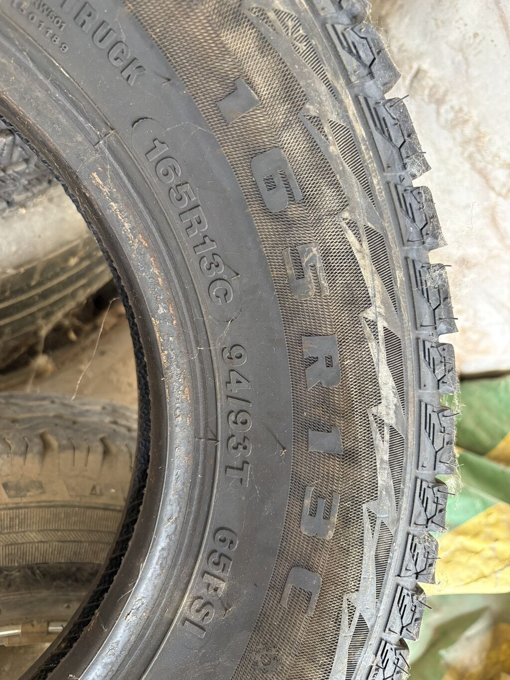 Kapsen 165 R13C почти новый, и еще одна грузовая dunlop с диском R13C: фото 5