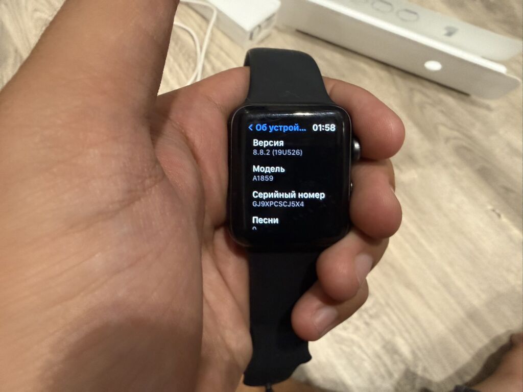 Apple Watch Series 3, 42 мм, алюминий, цвет Space Gray. Модель A1859: фото 2