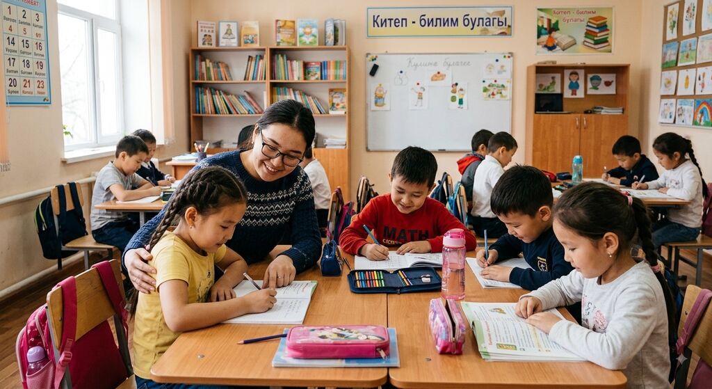 Продлёнкага мугалим керек! Башталгыч класстын окуучулары менен иштей