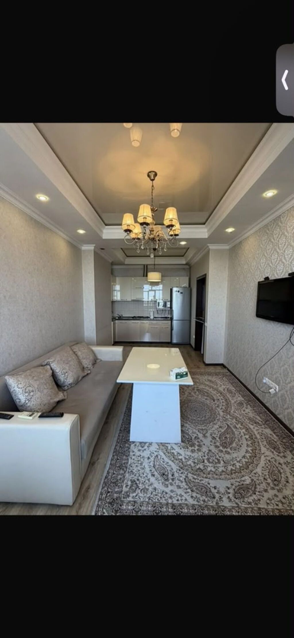 2 комнаты, 45 м², Центральная мечеть Элитка, 8 этаж, Евроремонт: фото 3
