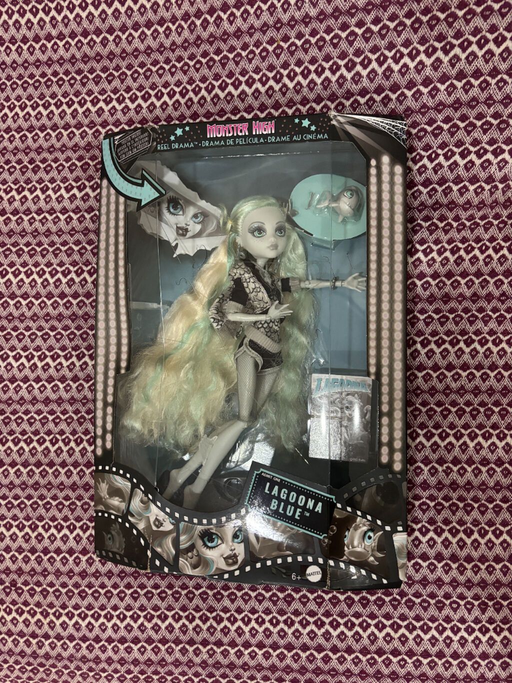Monster High Reel Drama Lagoona Blue kuklası satılır. 🩵 Kukla bir
