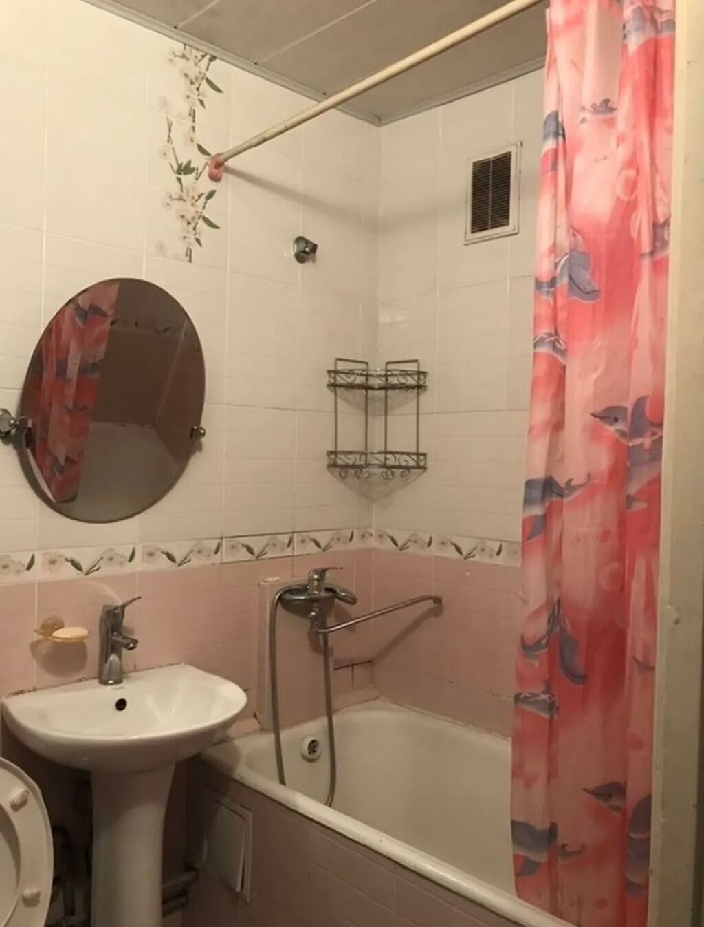 2 комнаты, 43 м², Аламедин-1 мкр 104 серия, 2 этаж, Косметический ремонт: фото 1