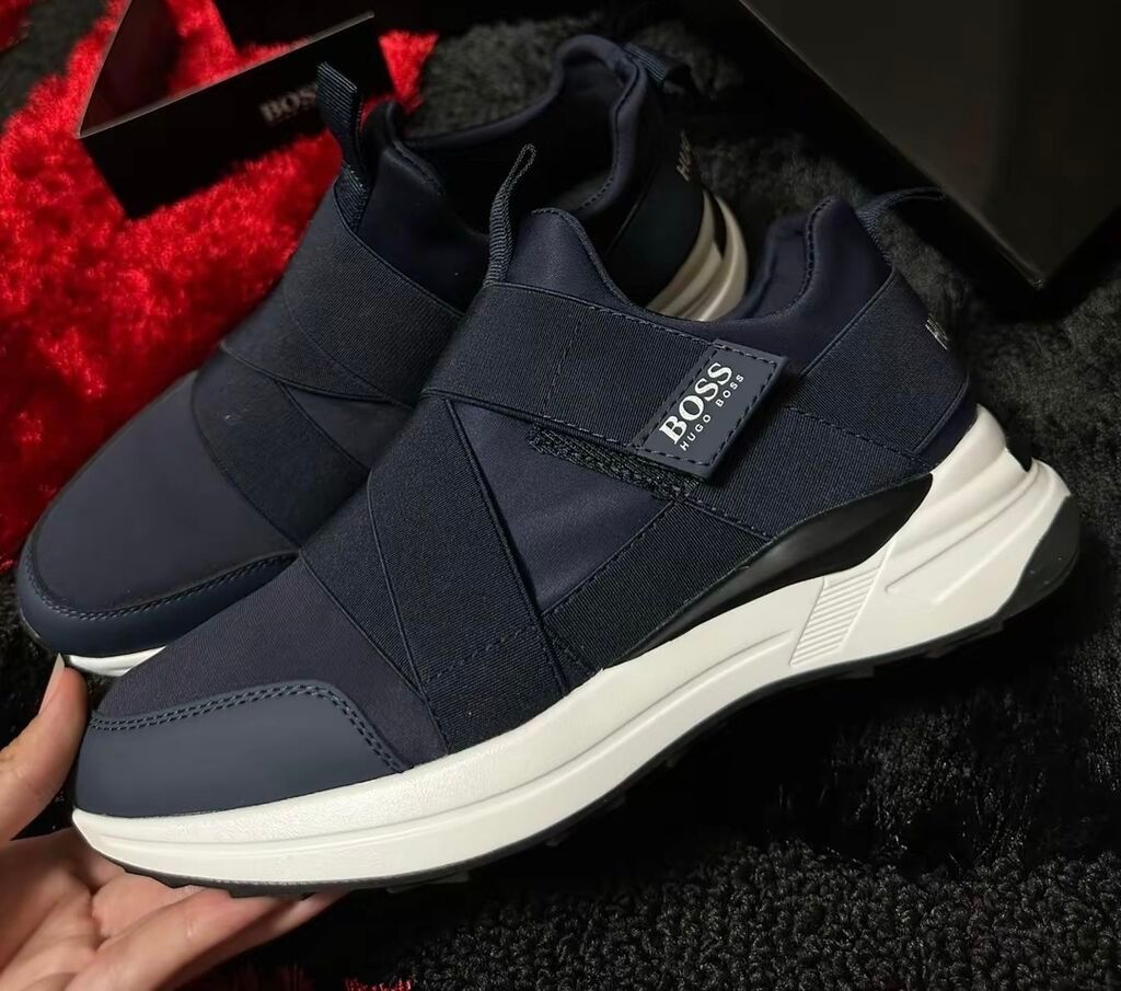 Мужские кроссовки, 39, Hugo Boss, Новый, цвет - Синий, Самовывоз: фото 8
