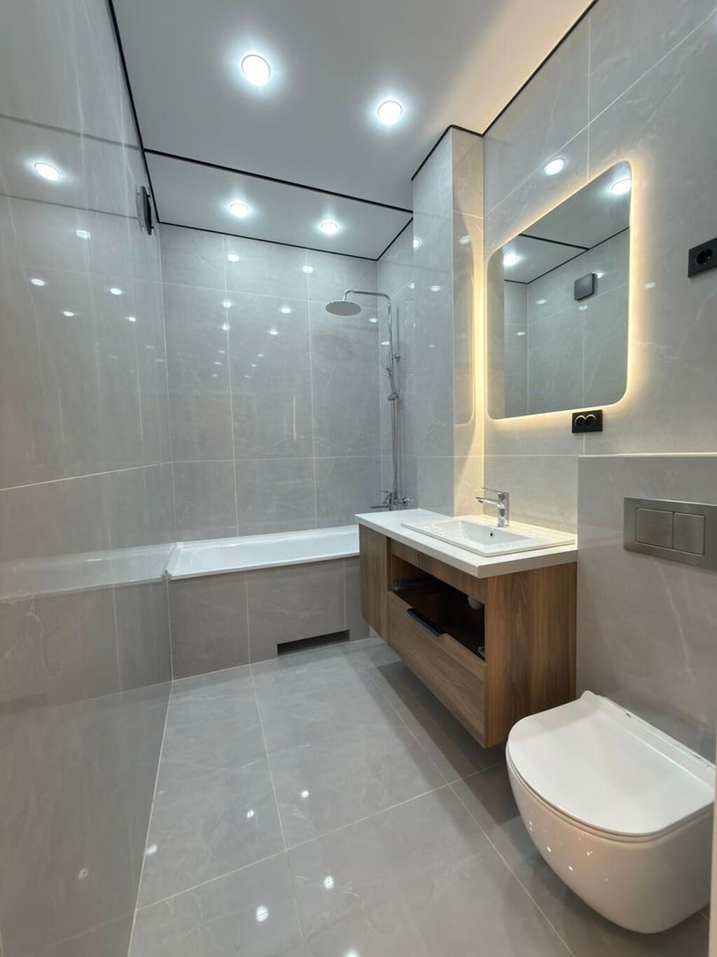 2 комнаты, 67 м², Элитка, Пишпек Элитка, 13 этаж, Евроремонт: фото 8