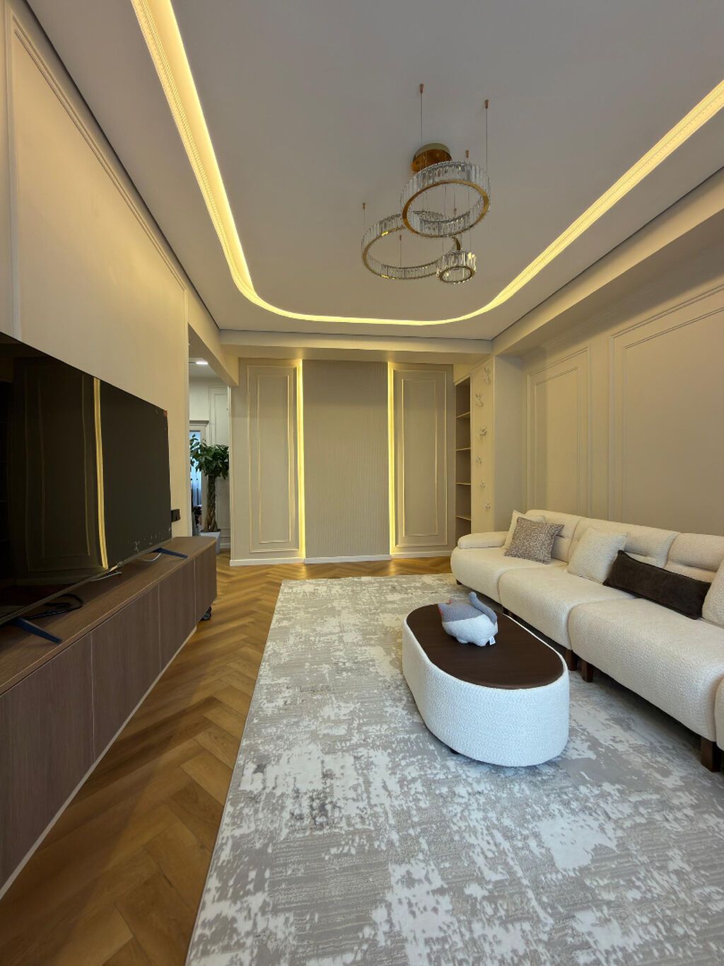 3 комнаты, 93 м², Тунгуч мкр Элитка, 6 этаж, Евроремонт: фото 2