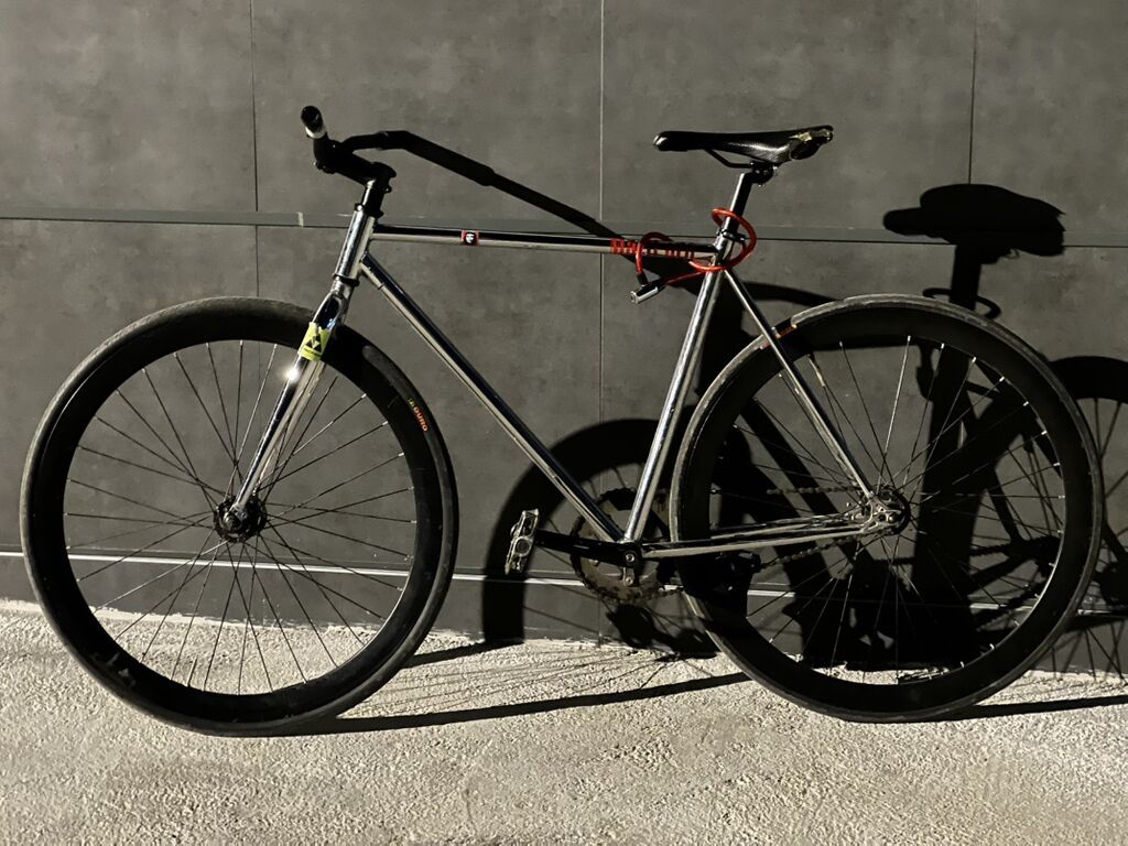 Фикс-байк (single speed/фиксед) на 28" колесах - Рама и вилка: сталь: фото 4