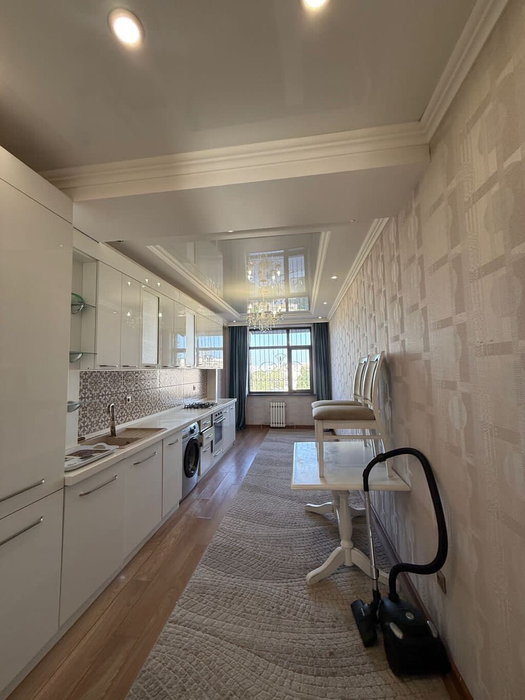 3 комнаты, 100 м², ул. Ахунбаева / Малдыбаева Элитка, 8 этаж, Евроремонт: фото 4