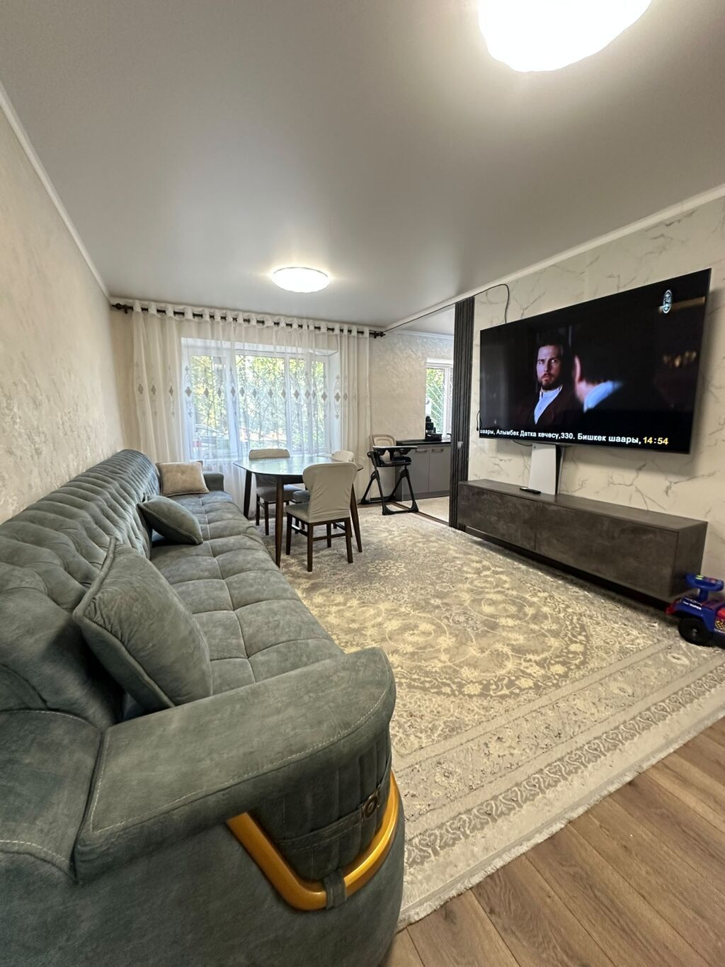 3 комнаты, 60 м², 106 серия, 1 этаж, Дизайнерский ремонт: фото 6