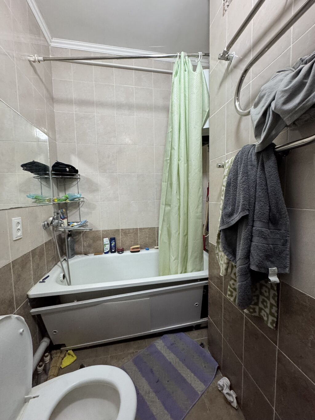 1 комната, 35 м², Кок-Жар мкр Индивидуалка, 8 этаж, Старый ремонт: фото 4