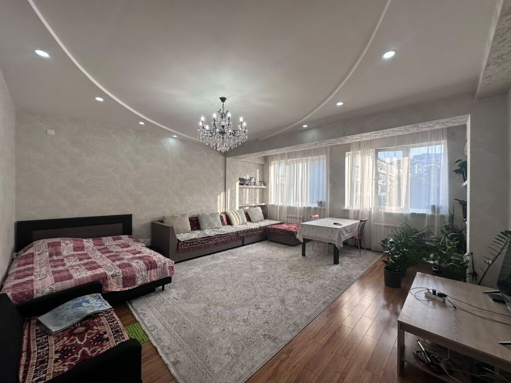 2 комнаты, 100 м², ул. Киевская / Уметалиева Элитка, 3 этаж, Свежий ремонт: фото 2
