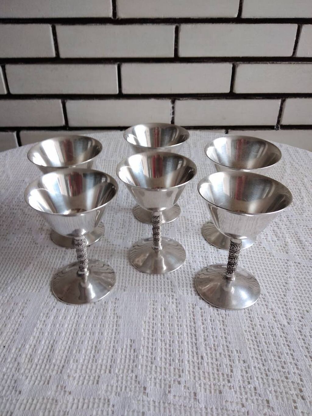 Staro posuđe i escajg: F.B. Rogers silver plate Yugoslavia - set 6 casa Stari set od 6