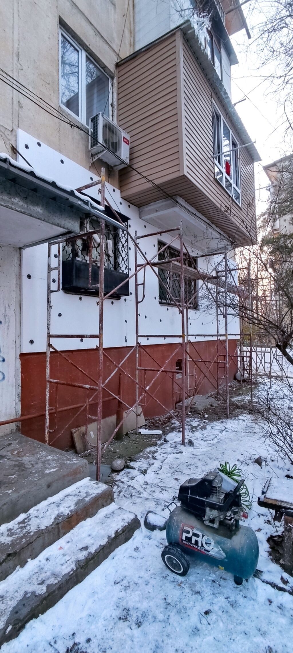Утепление фасада, Утепление балкона, лоджии, Утепление стен | Утепление дома, Утепление квартиры Пенопласт Больше 6 лет опыта: фото 6
