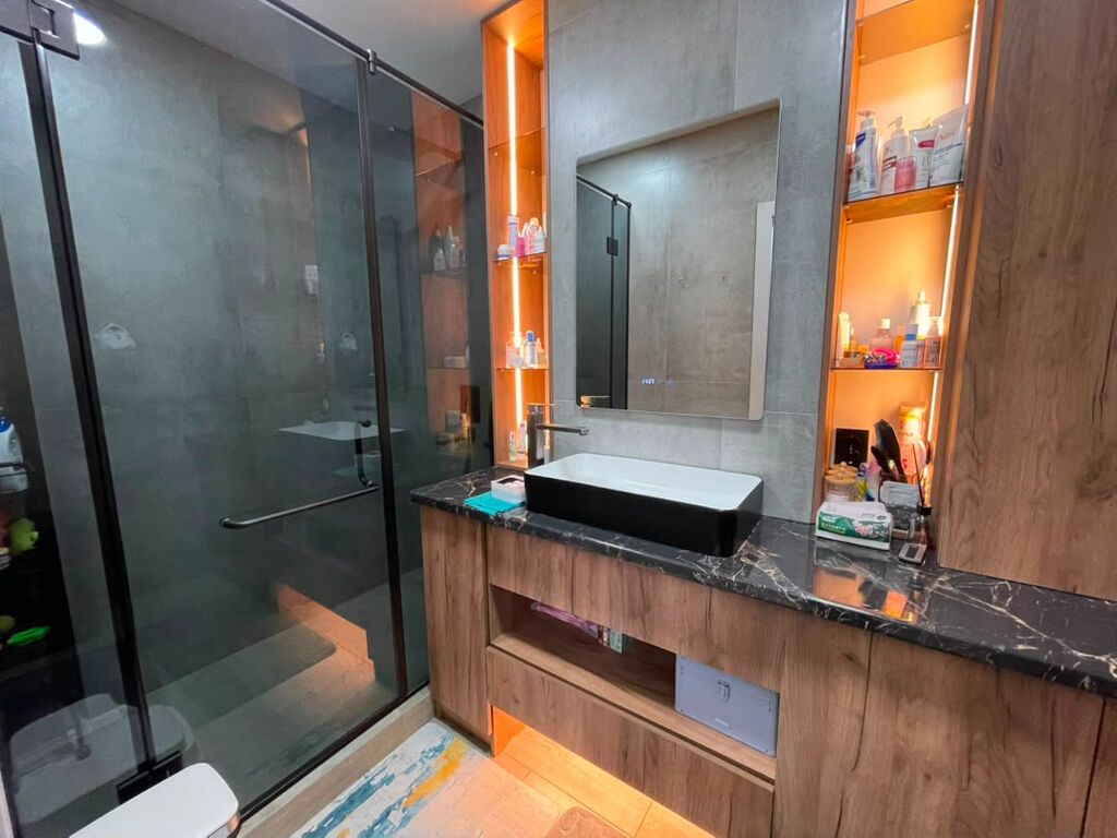 1 комната, 46 м², Асанбай мкр 6 этаж, Дизайнерский ремонт: фото 4