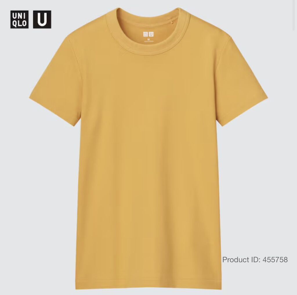 Футболка Uniqlo М, модель с круглым воротом новая ! - Цвет: фото 2