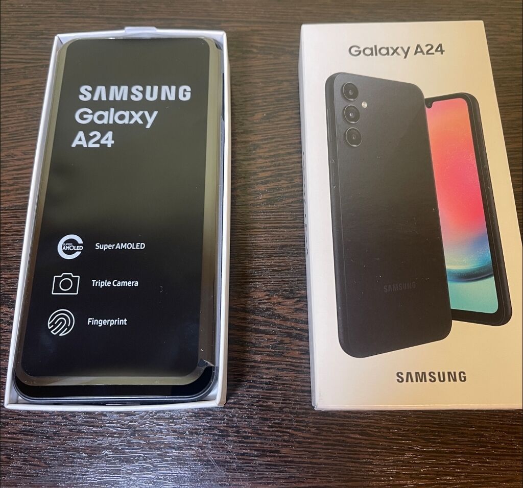 Samsung Galaxy A24 4G, Б/у, 128 ГБ, цвет - Черный, 2 SIM: фото 2