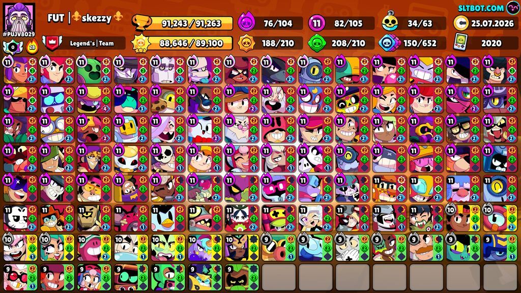 Аккаунт Brawl Stars высокого уровня. Основные характеристики: - Путь: фото 3