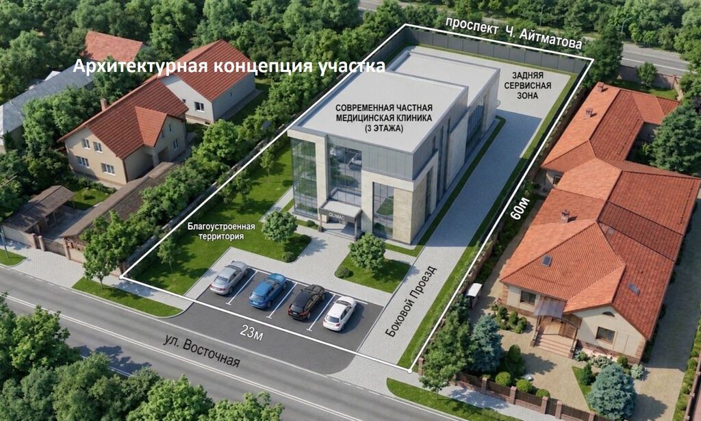 Участок 15 соток в ЖМ Киргизия-1 (пр. Ч. Айтматова / ул. Восточная): фото 3