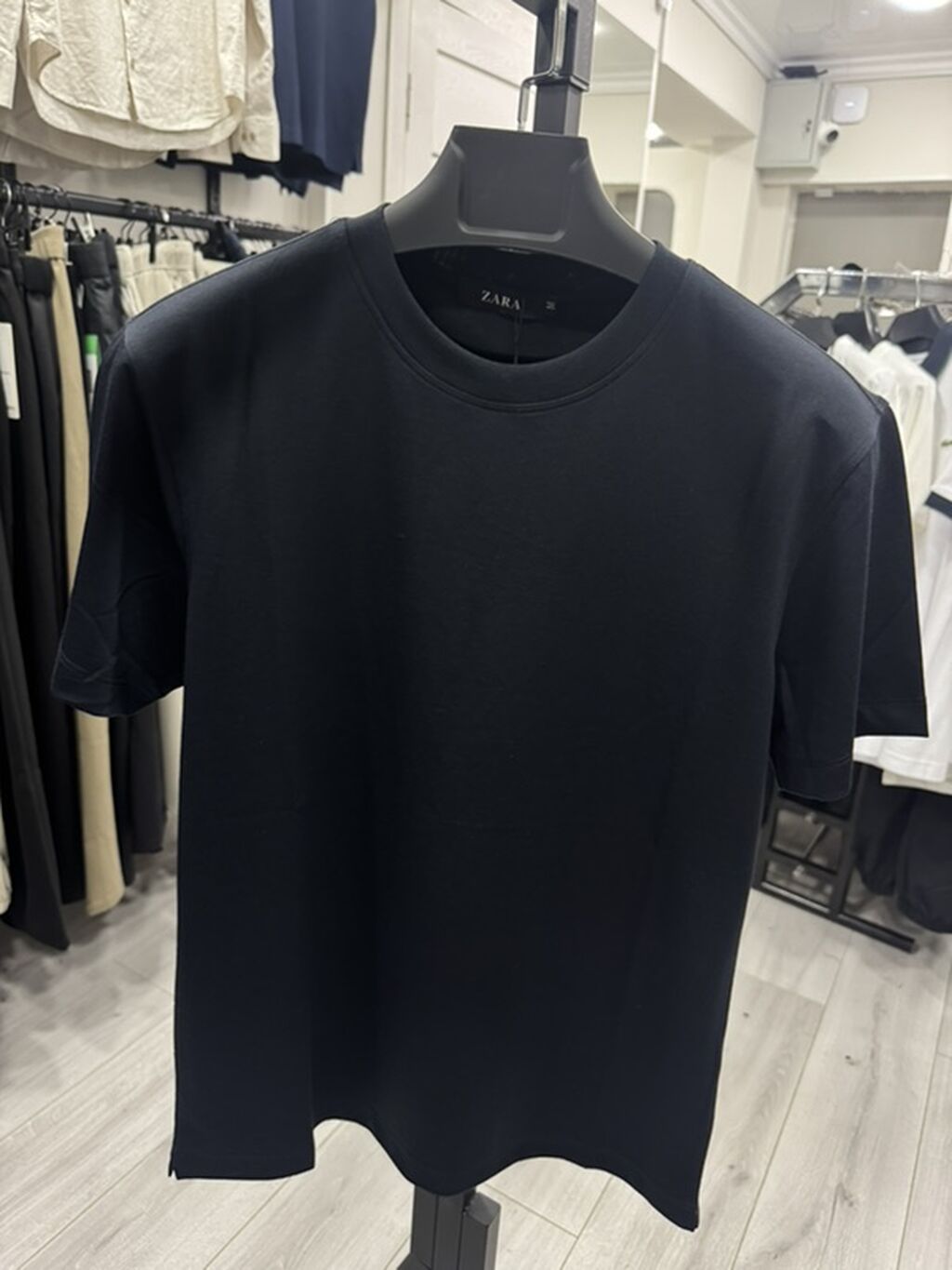 Мужская футболка, M, L, XL, Zara, Новый, цвет - Белый, Самовывоз: фото 3