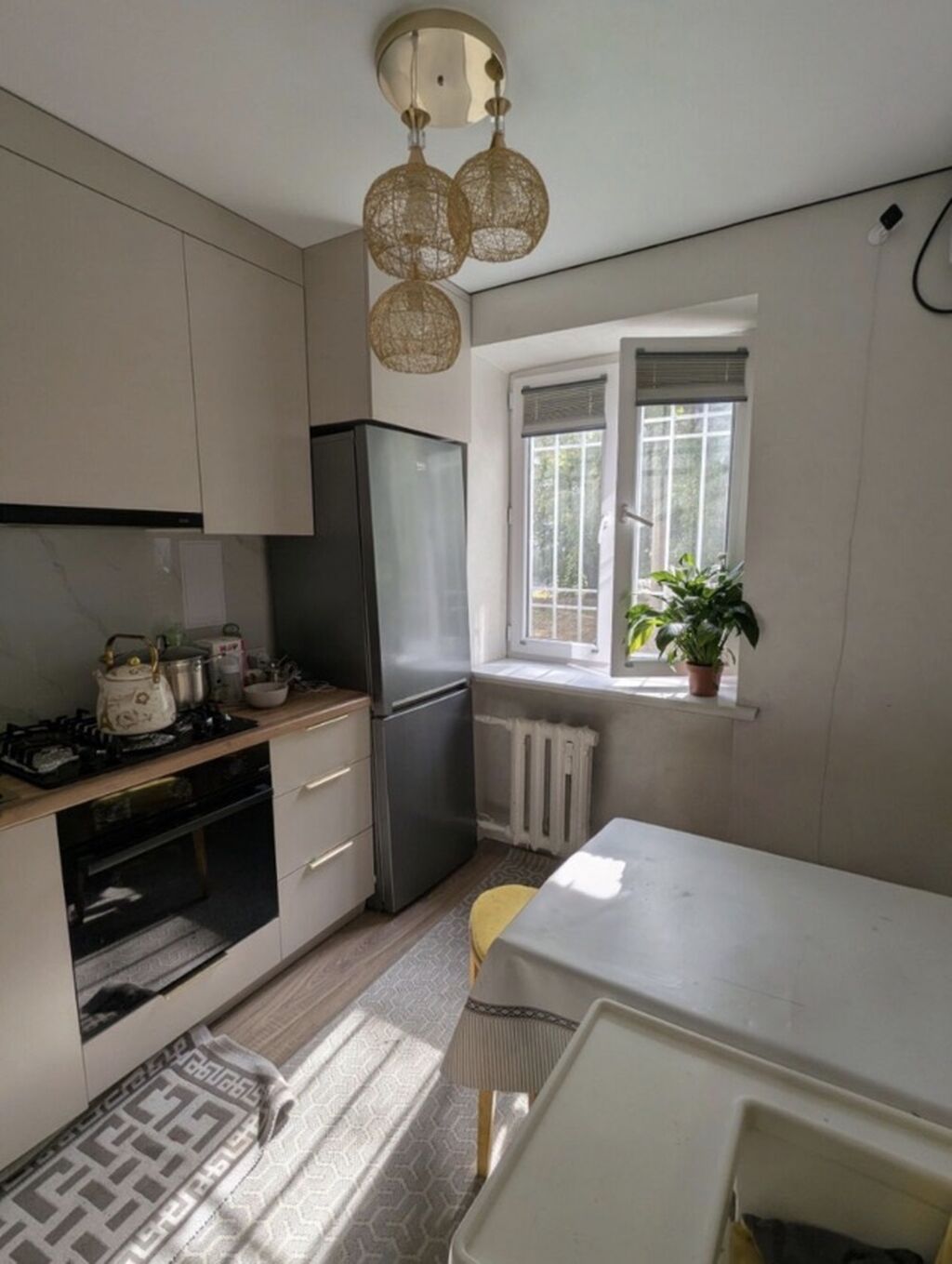 2 комнаты, 44 м², бульвар Эркиндик Хрущевка, 1 этаж, Свежий ремонт: фото 2