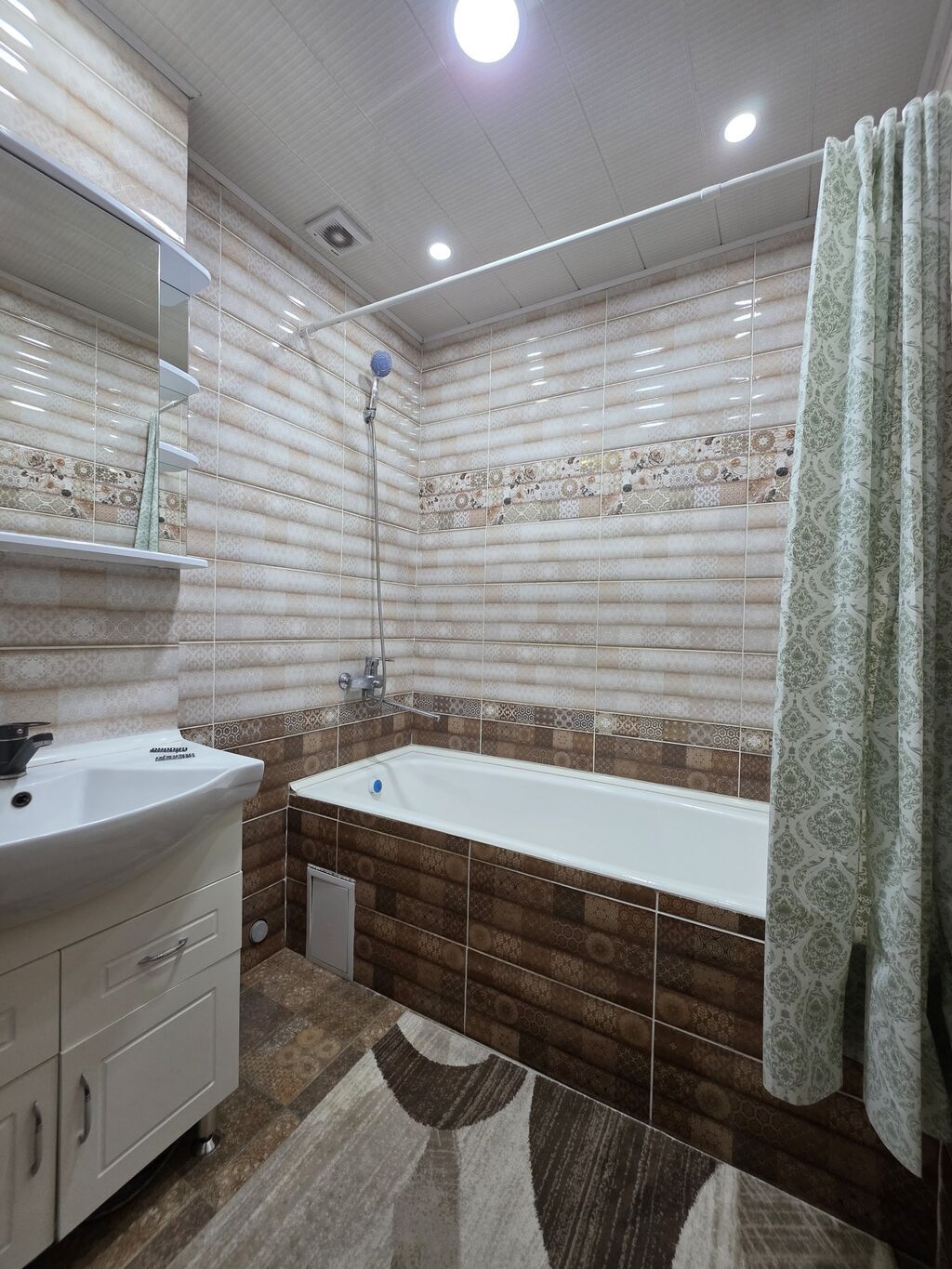 2 комнаты, 67 м², Кок-Жар ж/м 106 серия улучшенная, 1 этаж, Евроремонт: фото 7