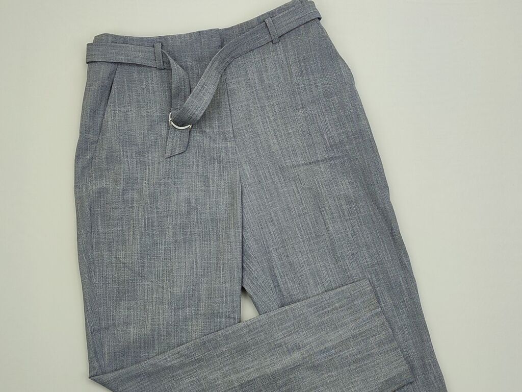 Spodnie: Spodnie S (EU 36), stan - Idealny, wzór - Groszek, kolor - Niebieski — 1