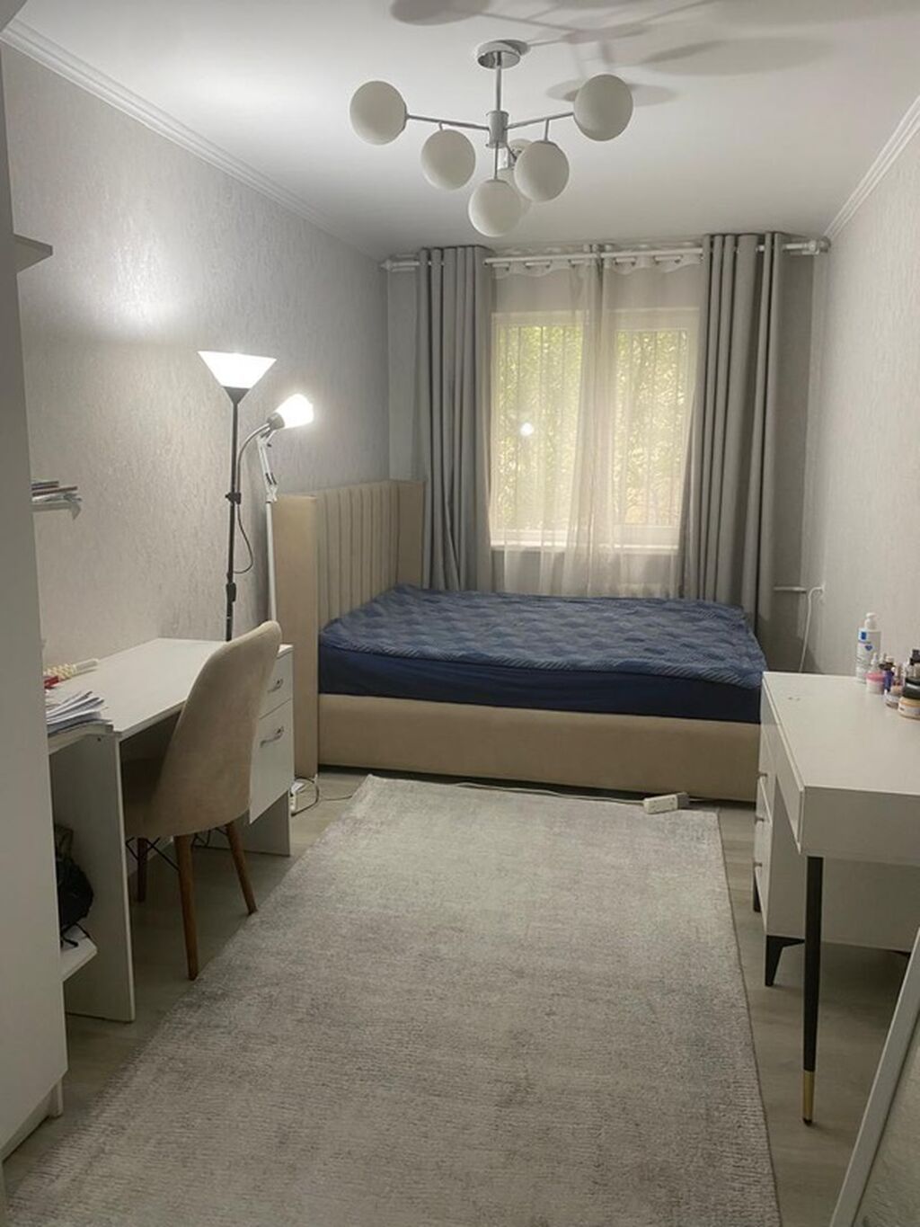3 комнаты, 58 м², Ата-Тюрк парк Индивидуалка, 1 этаж, Евроремонт: фото 3