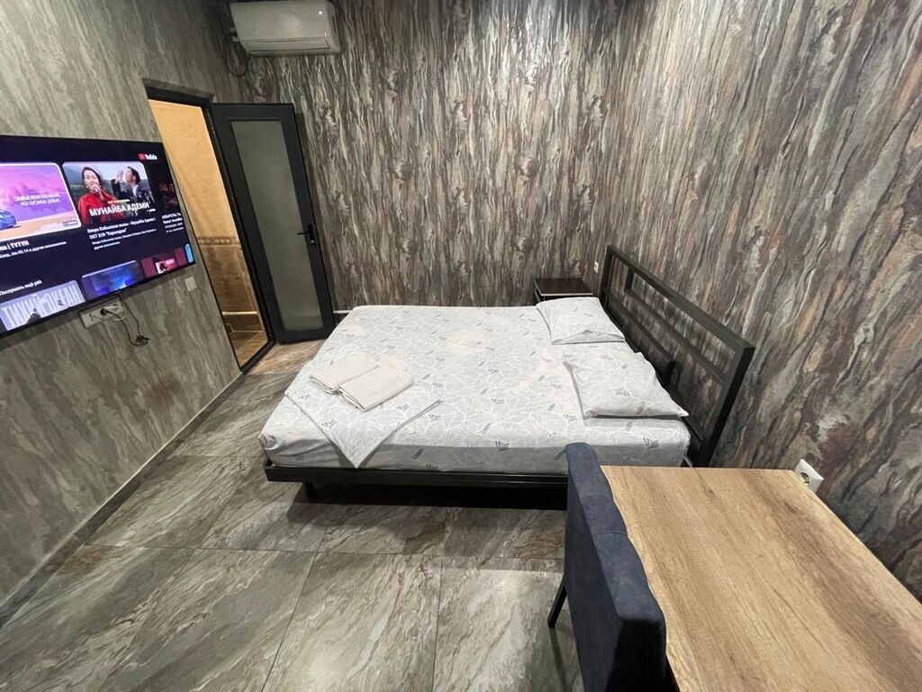 1 комната, Кудайберген авторынок, Душевая кабина, Постельное белье, Кондиционер, фото 1