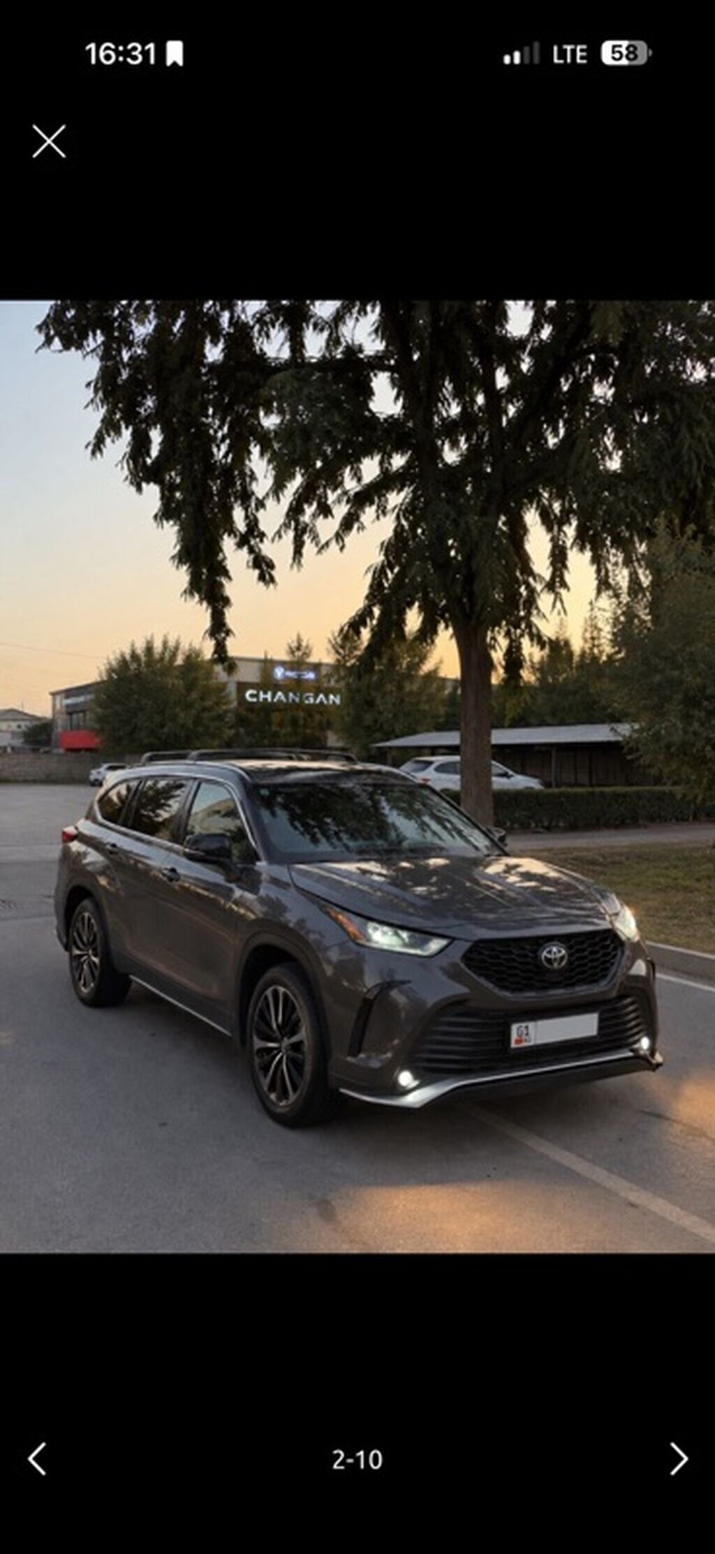 Toyota Highlander: 2021 г., 3.5 л, Автомат, Бензин, Кроссовер: фото 2