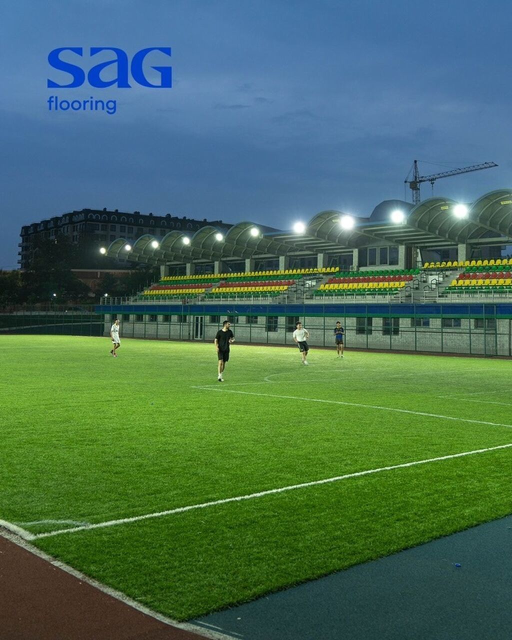 Искусственное покрытие для футбольных полей SAG Flooring -: фото 2
