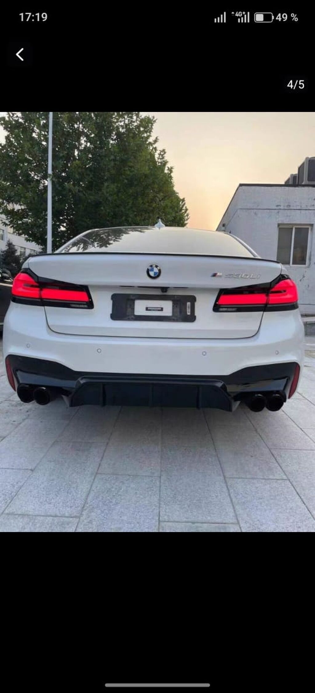 Задние LED фонари для BMW 5 серии G30/G31 (дорестайлинг/рестайлинг —: фото 3