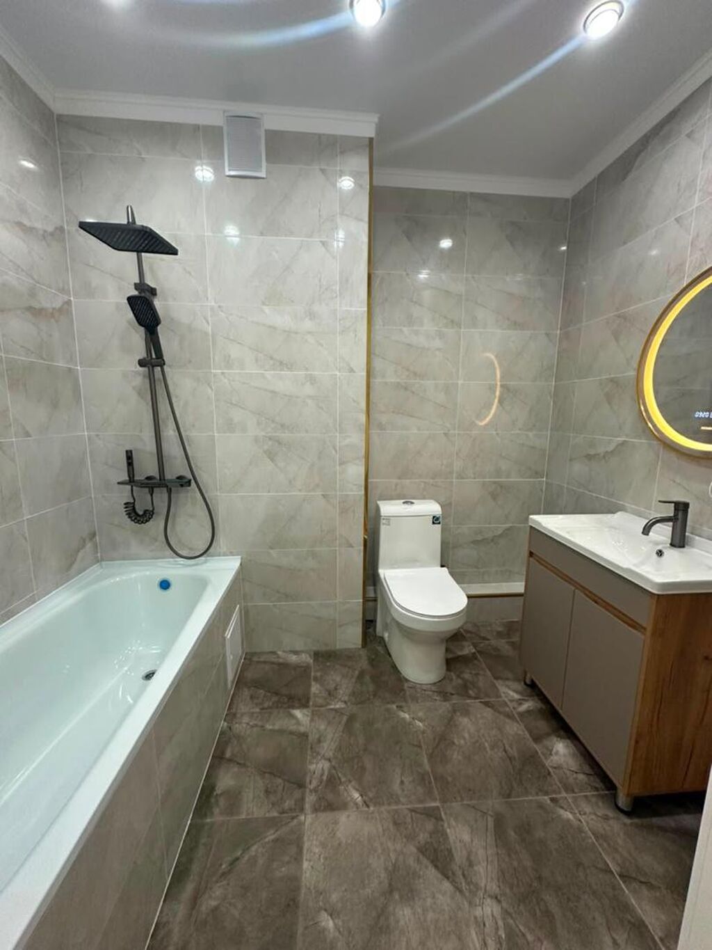 3 комнаты, 70 м², Аламедин-1 мкр Элитка, 1 этаж, Евроремонт: фото 6