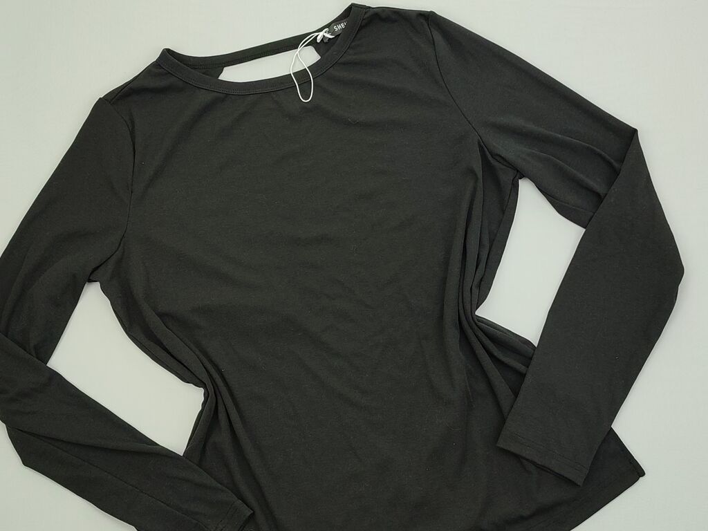 Bluzki: Bluza L (EU 40), stan - Idealny, wzór - Jednolity kolor, kolor - Czarny — 1