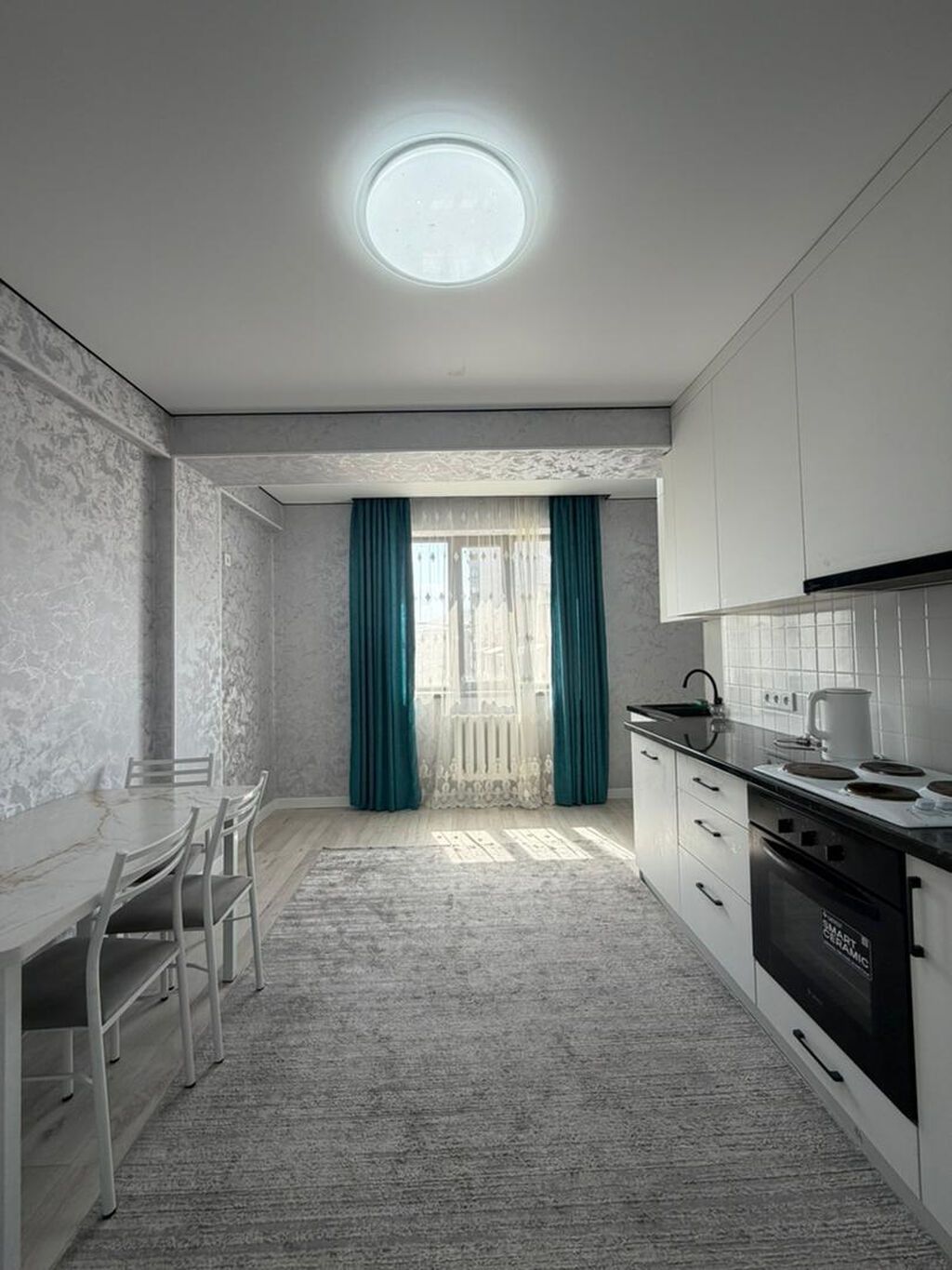 2 комнаты, 52 м², Средний Джал Элитка, 10 этаж, Евроремонт: фото 3