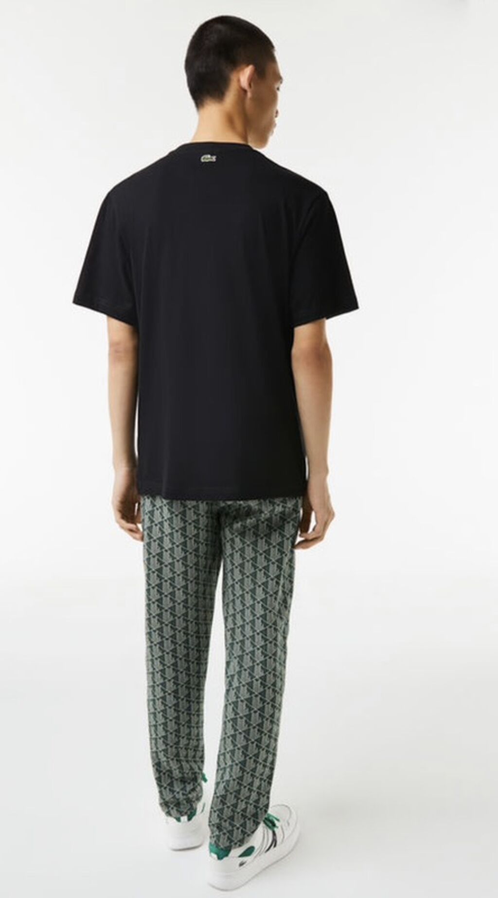 Мужская футболка, 2XL, Lacoste, Новый, цвет - Черный, Самовывоз — фото 3