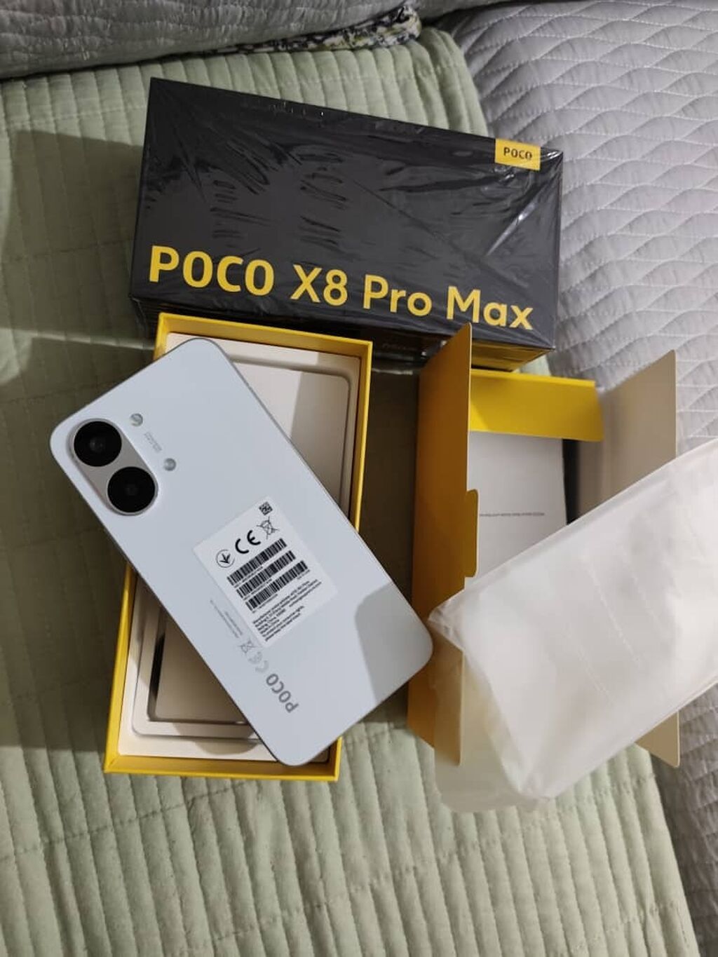 POCO X8 Pro Max White — 12 ГБ RAM, 512 ГБ ROM. 45000 сом . Полный: фото 1