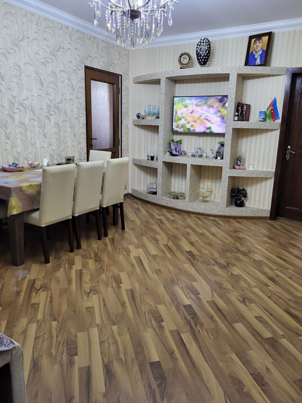 4 otaqlı, 120 kv. m, Kredit yoxdur, Yeni təmirli