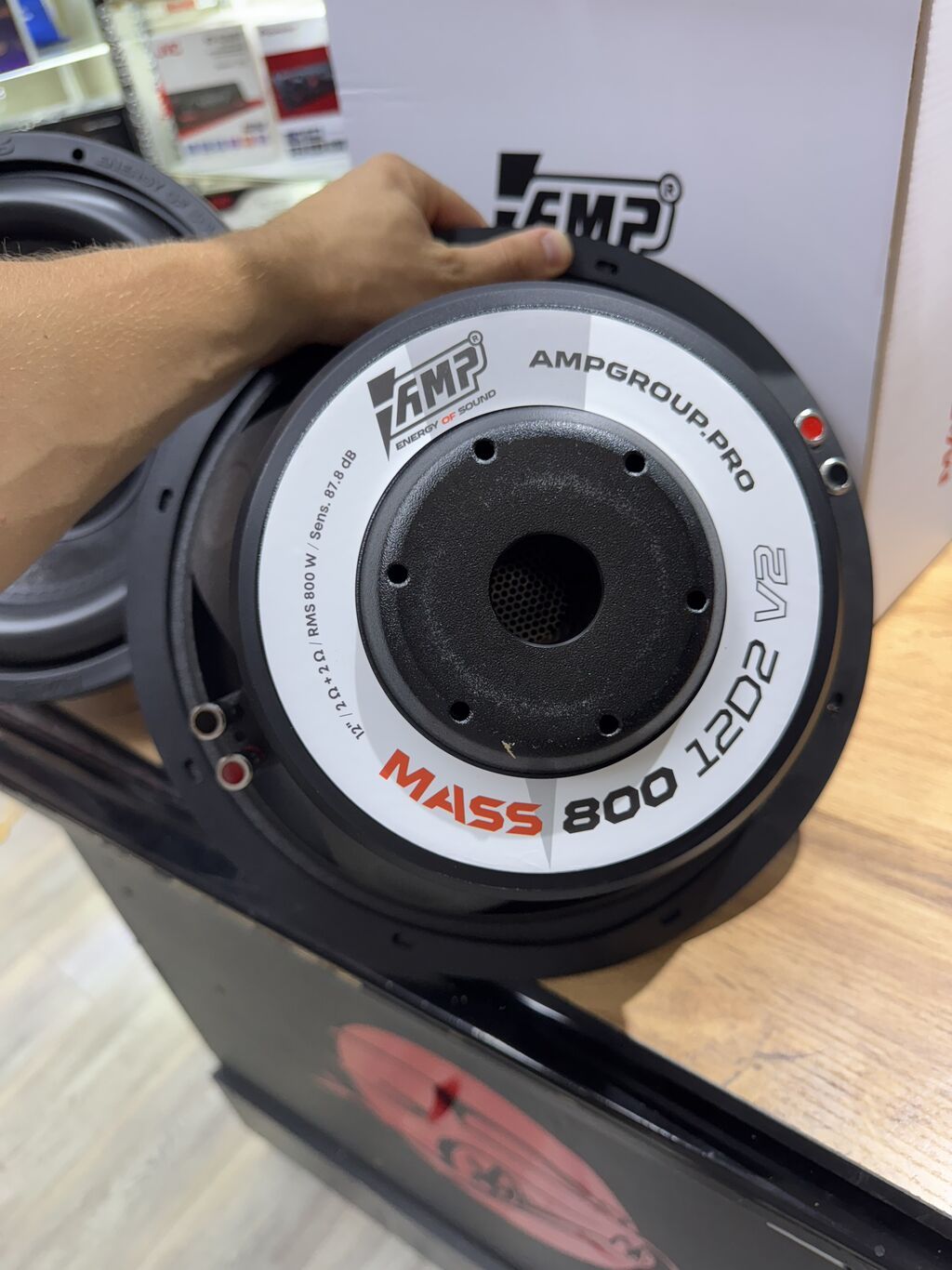Сабвуферы AMP Energy of Sound — серия MASS, 12" Варианты: - MASS 500: фото 3